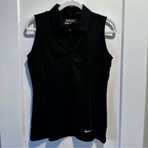 Nike Women's Black Golf sleeveless Top